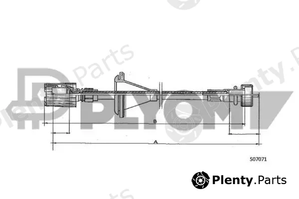 Plyom P013158 — Speedometer Cable