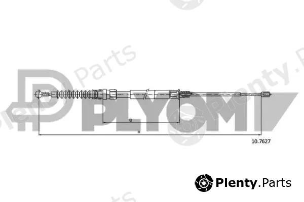Plyom P763050 — Cable Pull, parking brake
