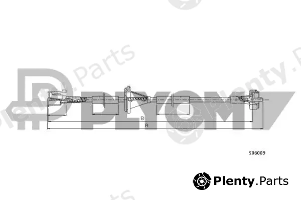 Plyom P761829 — Speedometer Cable