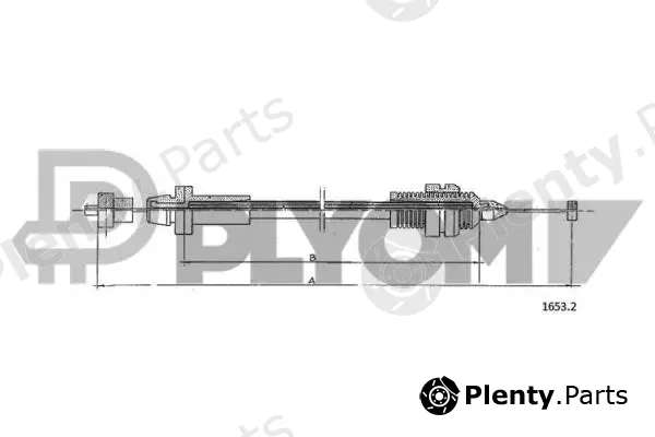 Plyom P761137 — Accelerator Cable