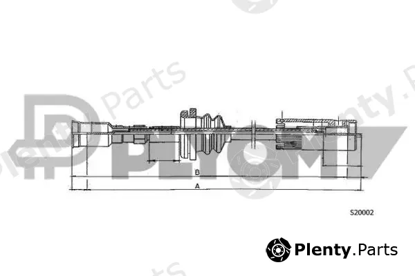 Plyom P483127 — Speedometer Cable