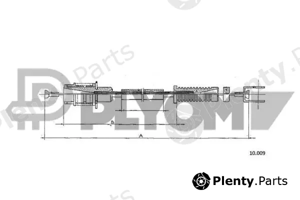 Plyom P766188 — Accelerator Cable