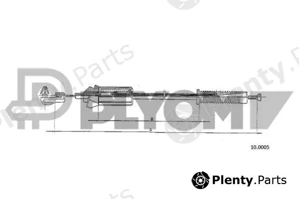 Plyom P766205 — Accelerator Cable