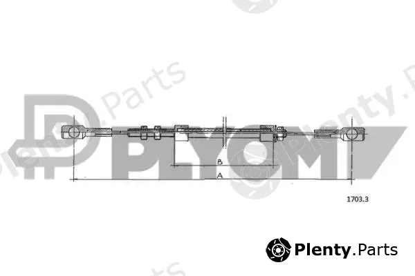 Plyom P761131 — Accelerator Cable