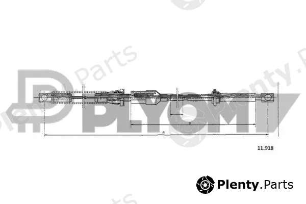 Plyom P761464 — Accelerator Cable