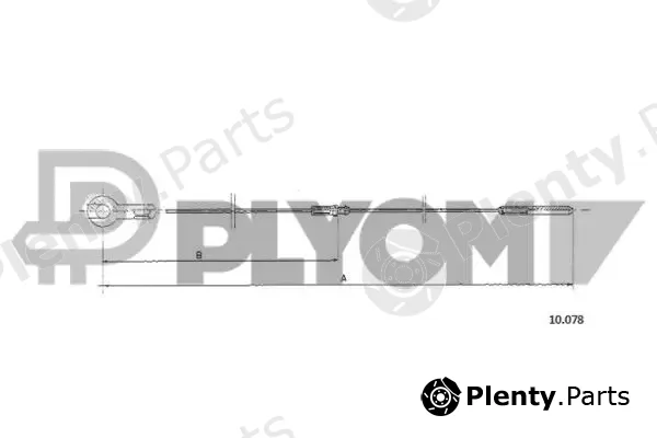 Plyom P763087 — Accelerator Cable