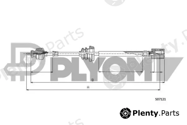 Plyom P760929 — Speedometer Cable