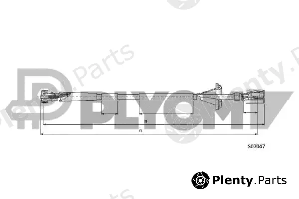 Plyom P761639 — Speedometer Cable