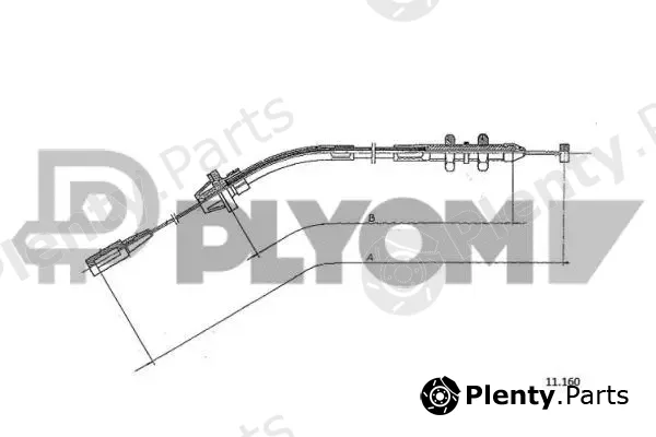 Plyom P766071 — Accelerator Cable