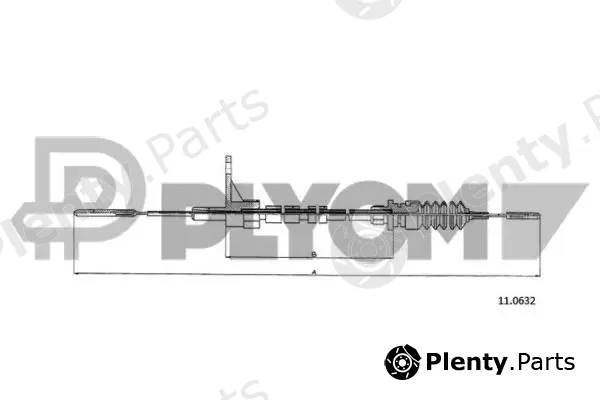 Plyom P763098 — Accelerator Cable