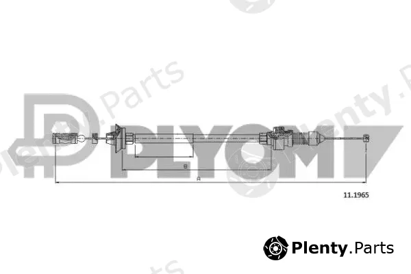 Plyom P038298 — Accelerator Cable