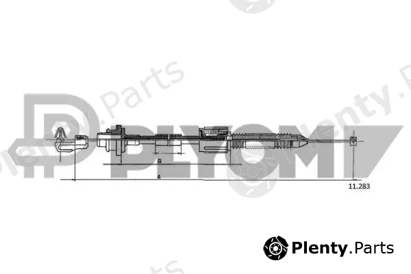 Plyom P762512 — Accelerator Cable