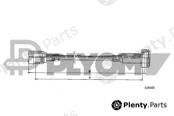 Plyom P762340 — Speedometer Cable