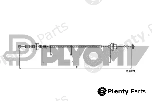 Plyom P088007 — Accelerator Cable
