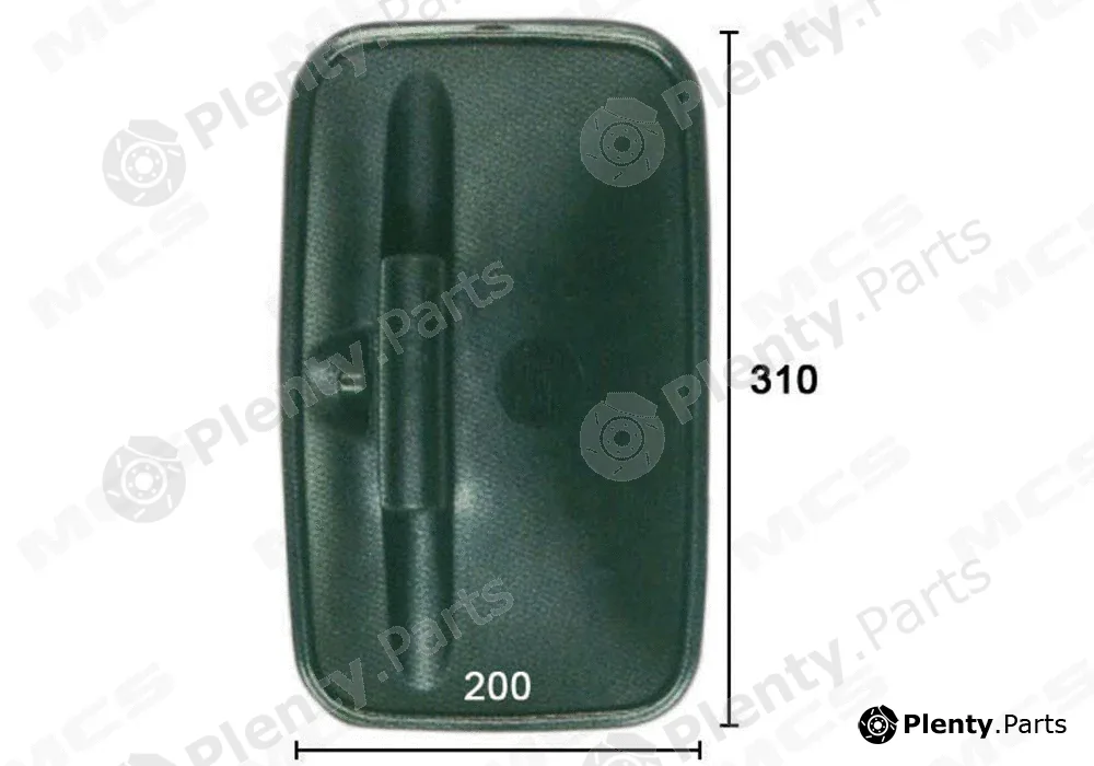MCS 334638 — Exterior Mirror, driver cab