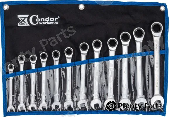 Condor werkzeug 4035 — Ratchet Ring Open-ended Spanner Set Ratchet Spanner Set