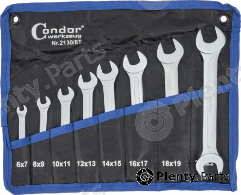 Condor werkzeug 2130-8T — Open-end Spanner Set Double Ended Open Jaw Spanner Set