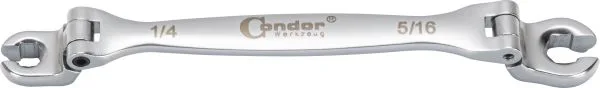 Condor werkzeug 4082-1 — Open-end Spanner Flare Nut Spanner, flexible head