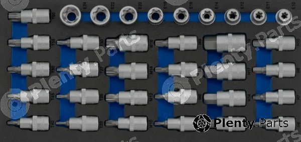 Condor werkzeug 7135 — Screwdriver Bit Set Socket and Socket Bit Set in Foam