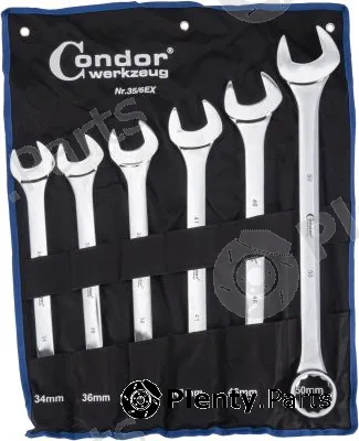 Condor werkzeug 35-6EX — Spanner Set, ring/open ended Combination Spanner Set