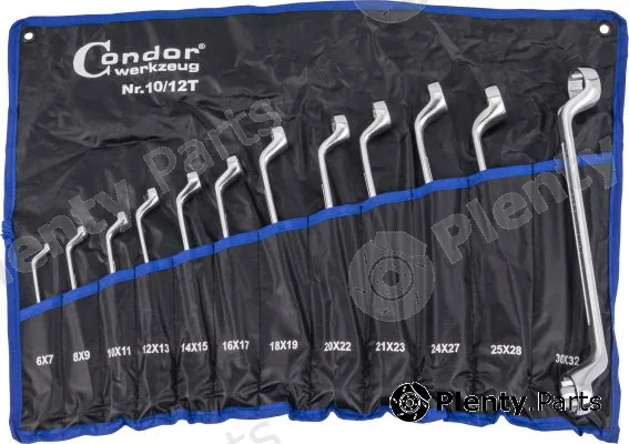 Condor werkzeug 10-12T — Ring Spanner Set Double Ended Ring Spanner Set