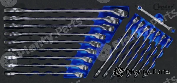Condor werkzeug 7321 — Spanner Set, ring/open ended Combination Spanners in Foam