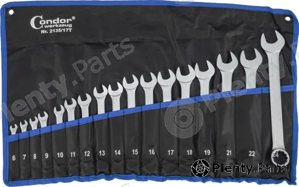 Condor werkzeug 2135-17T — Spanner Set, ring/open ended Combination Spanner Set