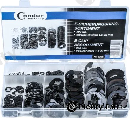 Condor werkzeug 9090 — Assortment, circlips E-Clip Assortment