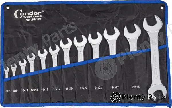Condor werkzeug 25-12T — Open-end Spanner Set Double Ended Open Jaw Spanner Set