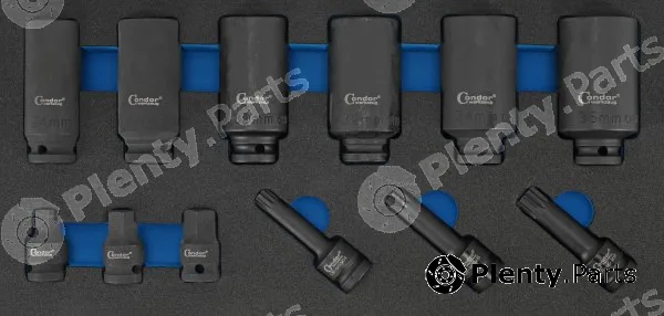 Condor werkzeug 7148 — Socket Wrench Set Socket Set in Foam
