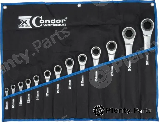 Condor werkzeug 4013 — Ratchet Ring Open-ended Spanner Set Ratchet Spanner Set