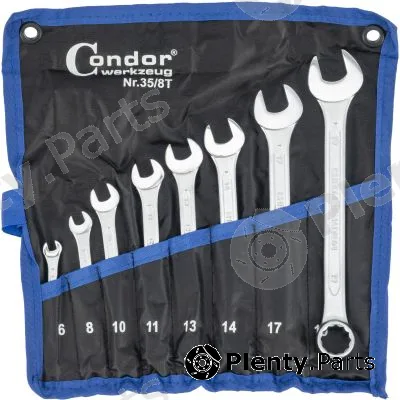 Condor werkzeug 35-8T — Spanner Set, ring/open ended Combination Spanner Set