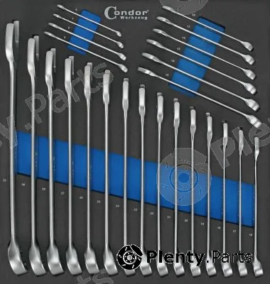 Condor werkzeug 7300 — Spanner Set, ring/open ended Combination Spanners in Foam