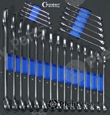 Condor werkzeug 7310 — Spanner Set, ring/open ended Combination Spanners in Foam
