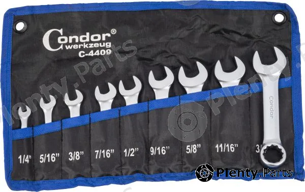 Condor werkzeug 4409 — Spanner Set, ring/open ended Combination Spanner Set