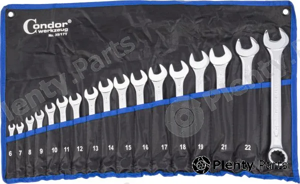 Condor werkzeug 35-17T — Spanner Set, ring/open ended Combination Spanner Set