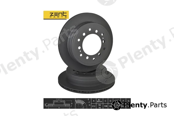 zentparts Z06280 — Brake Disc