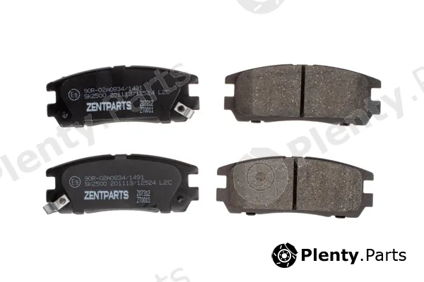 zentparts Z07312 — Brake Pad Set, disc brake