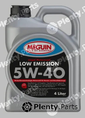 Meguin 6675 — Engine Oil megol Motorenoel Low Emission SAE 5W-40