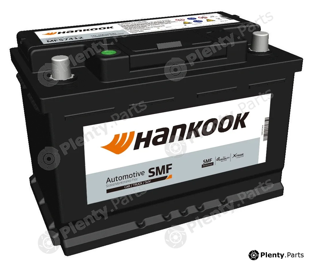 Hankook MF57412 — Starter Battery SMF