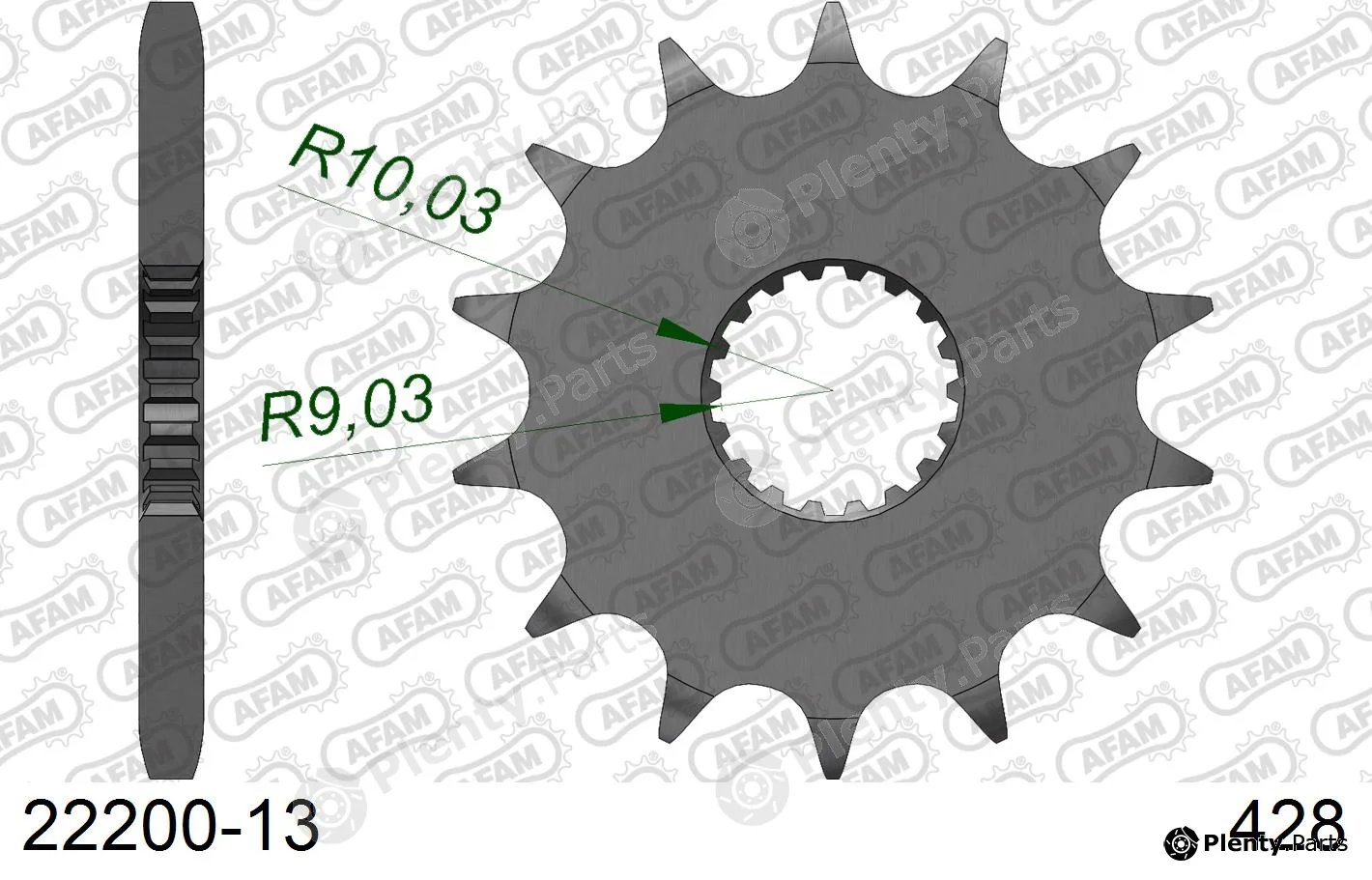 Afam 22200-13 — Chain Sprocket