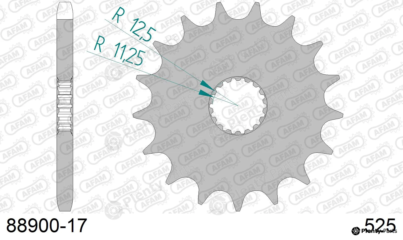Afam 88900-17 — Chain Sprocket