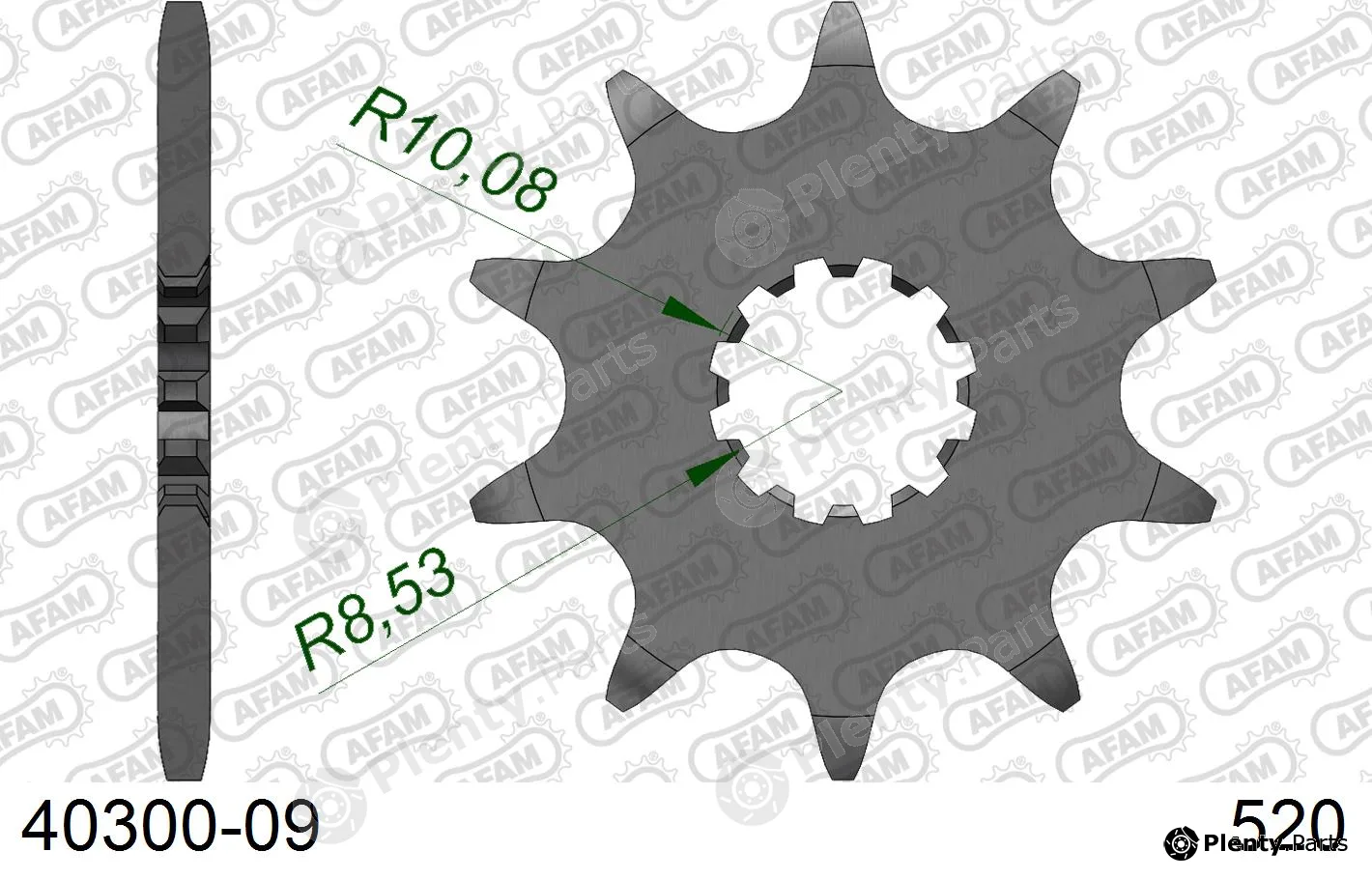 Afam 40300-09 — Chain Sprocket