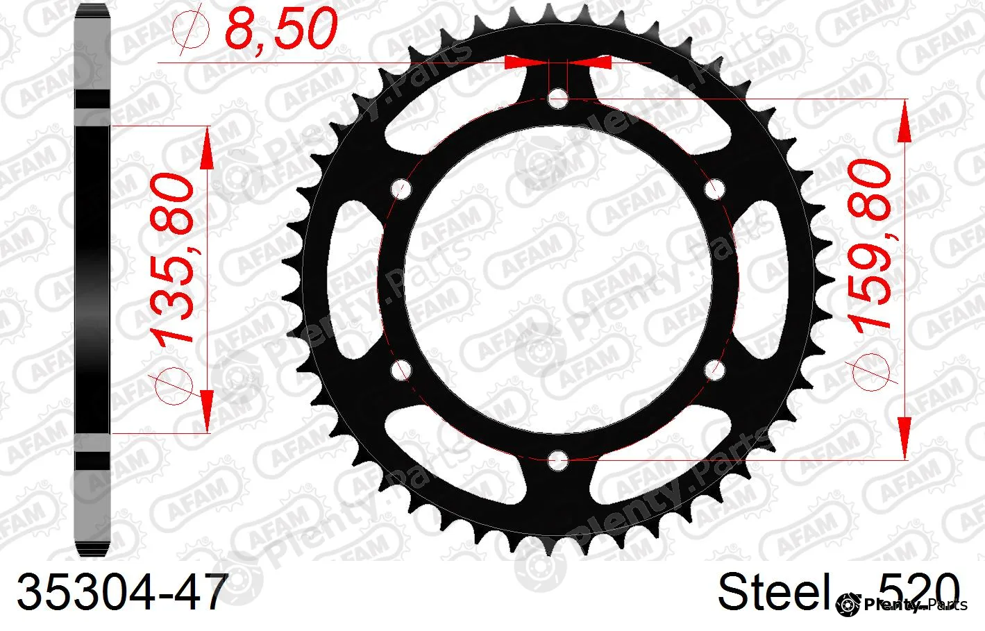 Afam 35304-47 — Chain Sprocket