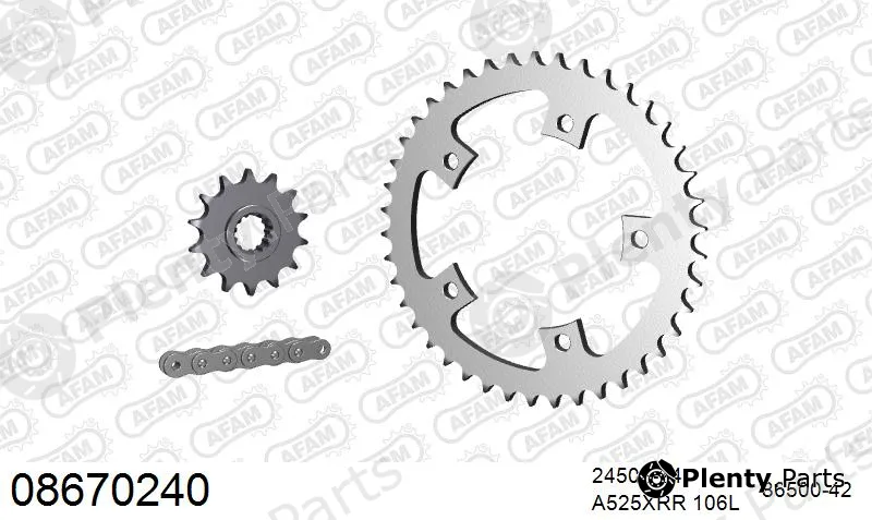 Afam 08670240 — Chain Set