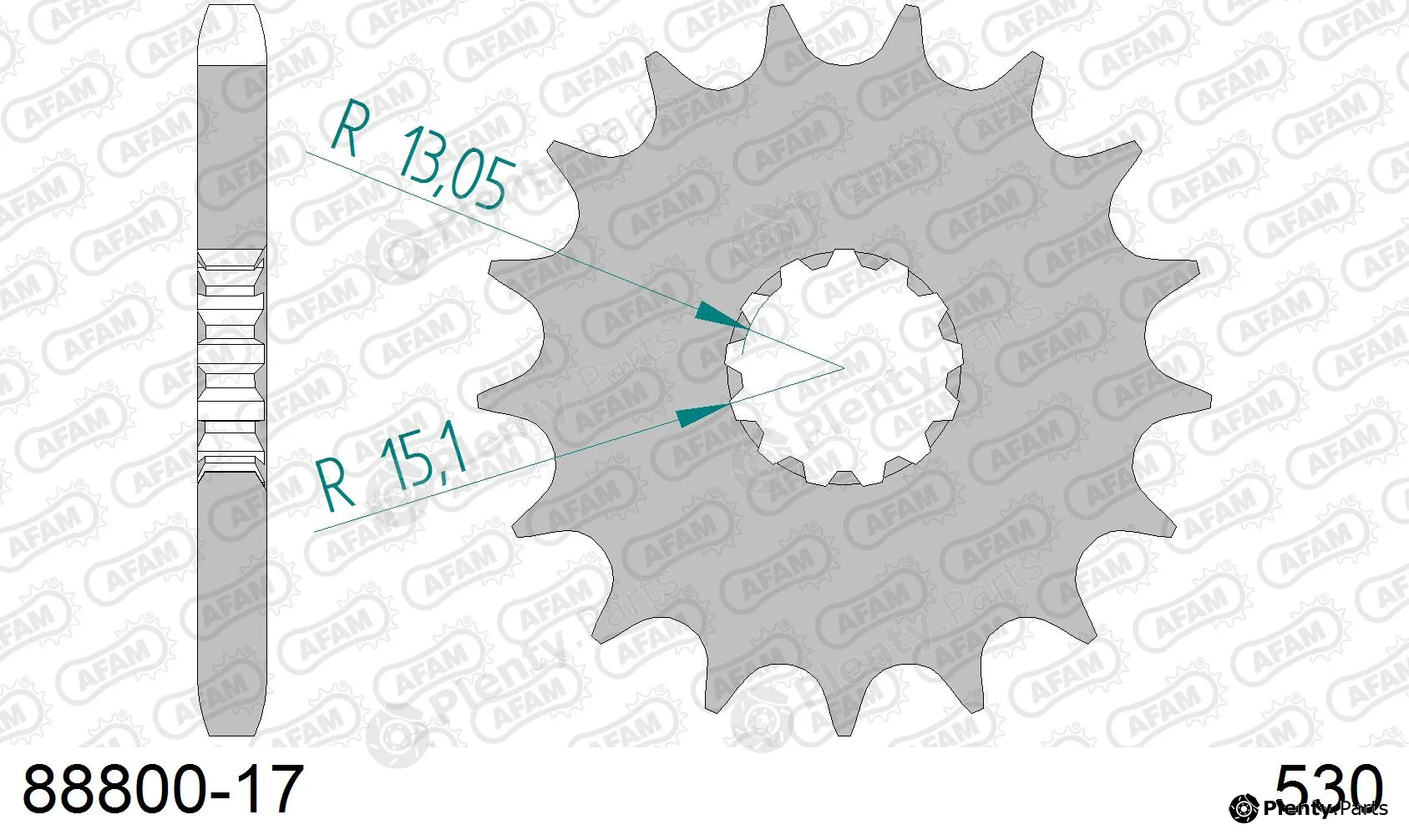 Afam 88800-17 — Chain Sprocket