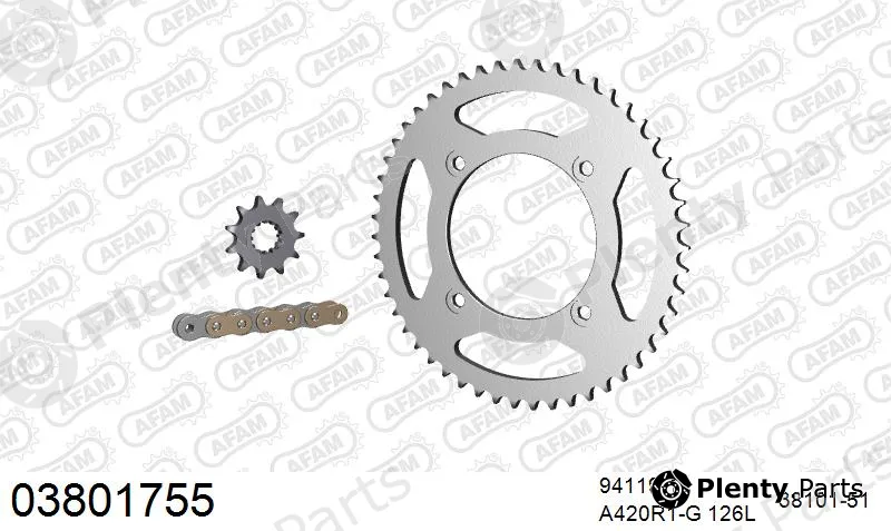 Afam 03801755 — Chain Set