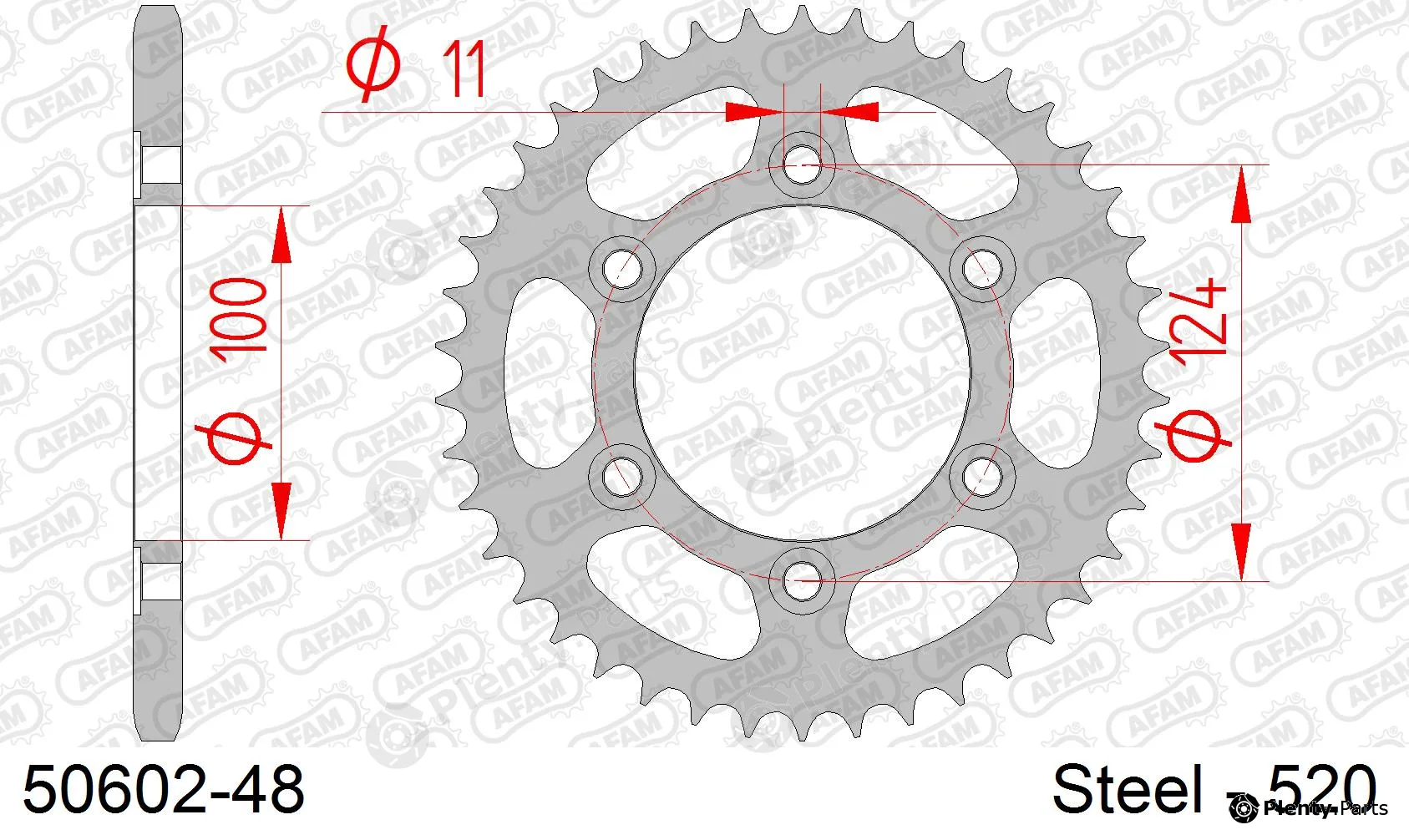 Afam 50602-48 — Chain Sprocket