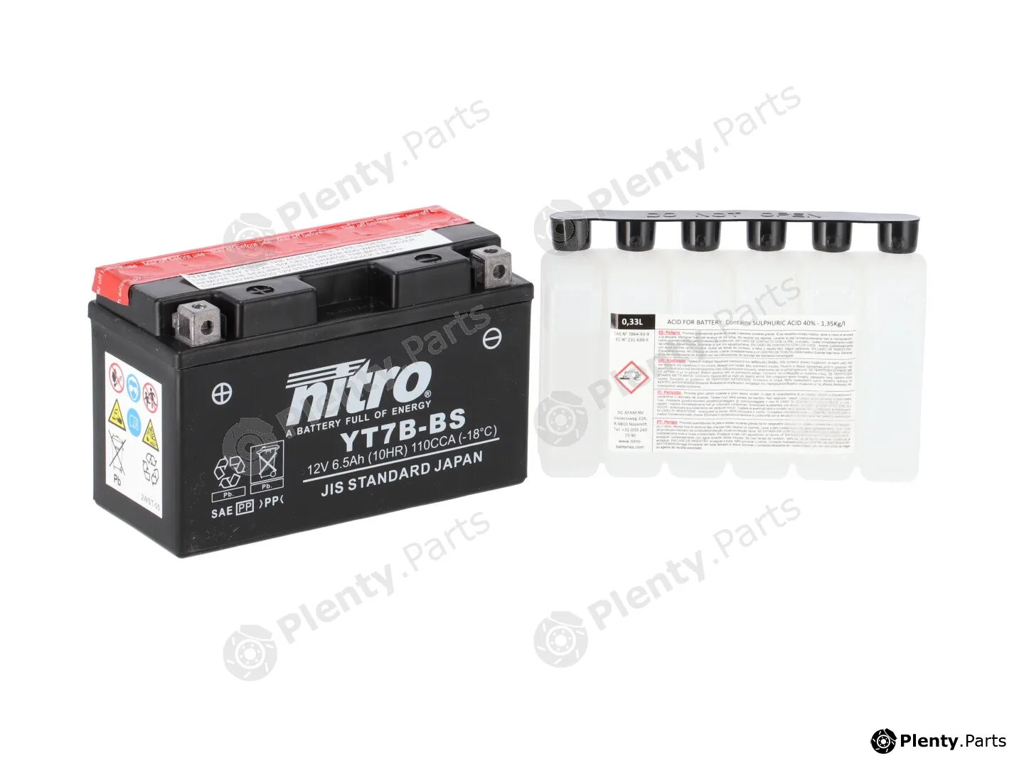 Nitro NT7B-BS — Starter Battery