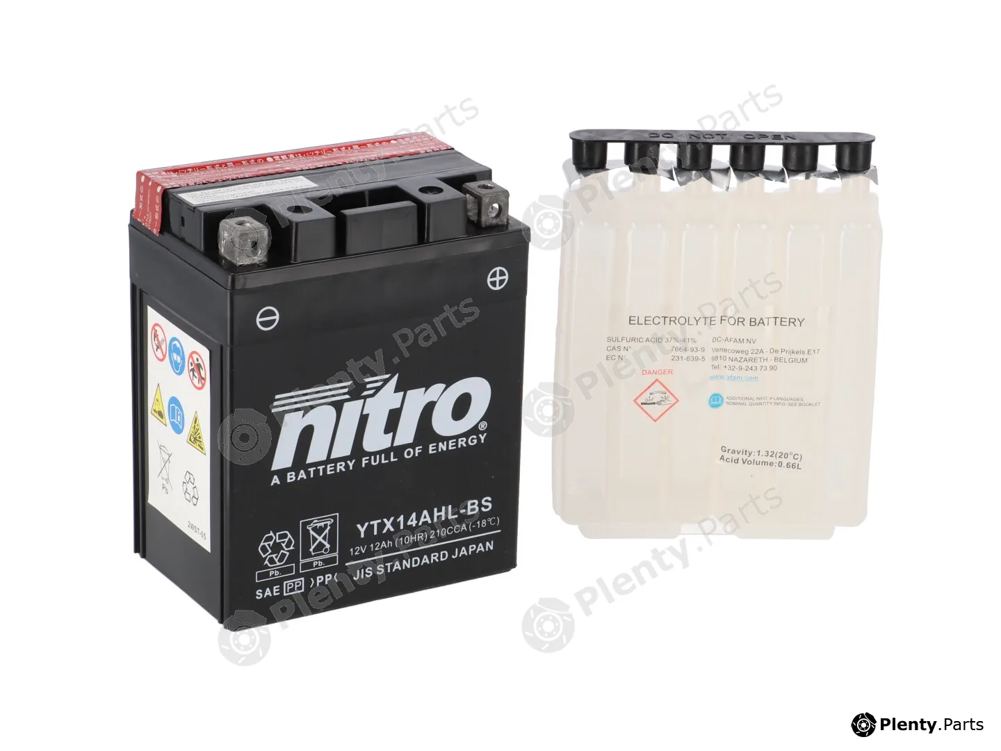 Nitro NTX14AHL-BS — Starter Battery